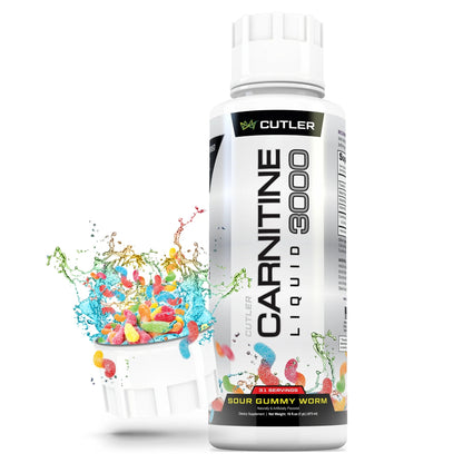 Cutler Nutrition Liquid L-Carnitine Supplement - Fat Burner with Acetyl L-Carnitine & L-Carnitine Tartrate for Absorption, Energy & Muscle Support